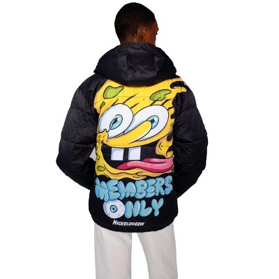 Members Only Men's Rad Spongebob Puffer Jacket