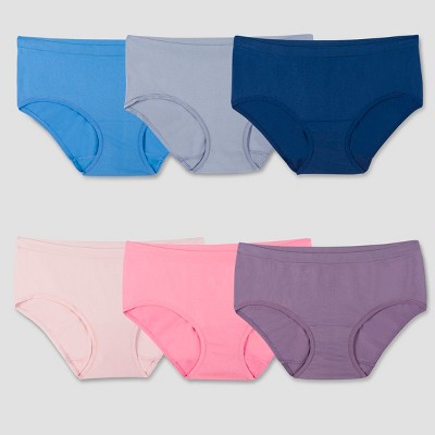 Fruit of the Loom Women's Seamless Hipster Underwear 6pk - Colors May Vary Size 8