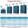 YONWAY Luggage Set 4 Piece Hardshell Expandable Suitcase Set, with TSA Lock and Spinner Wheel, Vintage Luggage Sets - 3 of 4