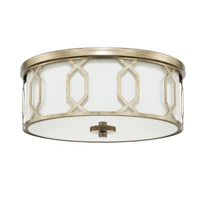 Capital Lighting Opal 3 - Light Flush Mount in  Winter Gold