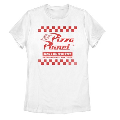 Women's Toy Story Pizza Planet Uniform T-shirt : Target