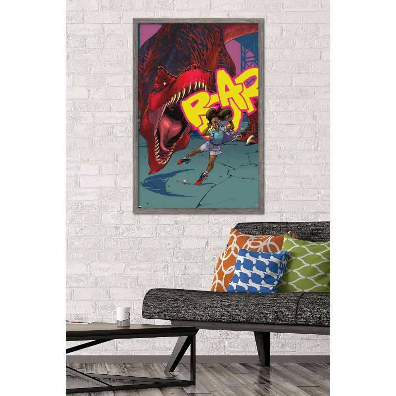 Trends International Marvel Moon Girl & Devil Dinosaur - Roar Framed Wall Poster Prints, 2 of 7