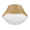 Lark Haddie 1 - Light Flush Mount in  Lacquered Brass - 3 of 4