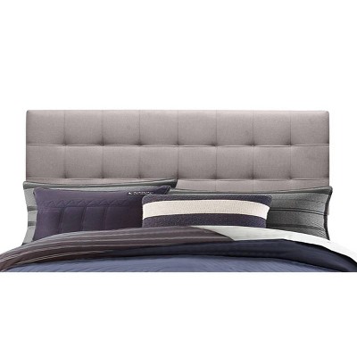 Delaney Upholstered Headboard King Stone Fabric Metal Headboard Frame Not Included - Hillsdale Furniture