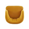 28"W Accent Chair, Modern Velvet Upholstered Barrel Chair Soft Chair with Wooden Legs - ModernLuxe - 4 of 4