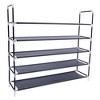 GustoWave 5-Layer Shoe Rack 100cm Super Wide Extra Large Combined Simple Shoe Holder Black - 2 of 4