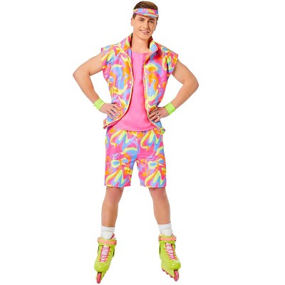  Adult Ken Cowboy Costume Men 80s Hippie Disco Outfit