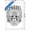 Trends International HIM - Skull Flourish Framed Wall Poster Prints - 3 of 4