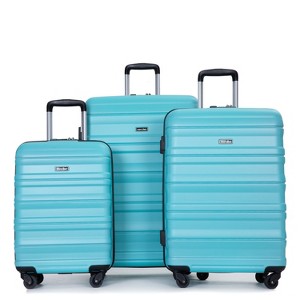 Whisen 3-Piece Set(21/25/29 in.) Hardshell Lightweight Suitcase Luggage Sets with TSA Lock and Two Hooks - 1 of 4