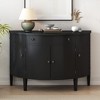 Bella Depot 47.2''W Curved Design Storage Cabinet - 2 of 4