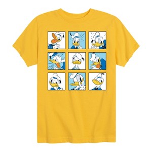 Boys' - Disney - Donald Grid Short Sleeve Graphic T-Shirt - 1 of 4