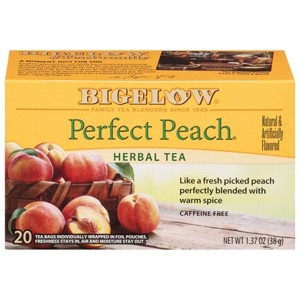 Bigelow Perfect Peach Herbal Tea case of 6/18 - 1 of 4