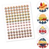 Big Dot of Happiness Fire Up the Grill - Summer BBQ Picnic Party Round Candy Sticker Favors - Labels Fits Chocolate Candy (1 sheet of 108) - 2 of 4