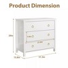 Freestanding Dresser Storage, Vertical Cabinet with Storage Drawer Dresser, Wooden Closet Dressers Chest for Bedroom, Nursery, Living Room - 2 of 4