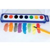 Kaplan Early Learning 8 Watercolor Paint Trays with Brush - Set of 12 - 2 of 2