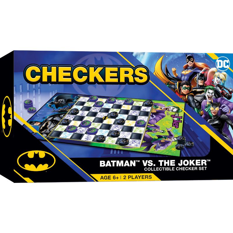 MasterPieces Officially licensed Batman Checkers Board Game for Families and Kids ages 6 and Up, 2 of 8