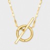 Pure Collection by Ross-Simons Italian 14kt Yellow Gold Charm-Compatible Lumachina-Chain Toggle Necklace - 4 of 4