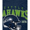 NFL Seattle Seahawks Vintage Arch Block Ultra Soft Blanket - 2 of 2