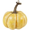 Northlight Antiqued Crackle Finish Fall Harvest Pumpkins - 4" - Set of 3 - Yellow - 4 of 4