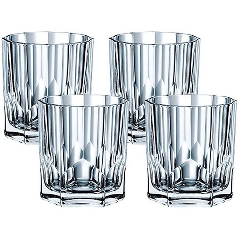 2x Crystal Whiskey Glasses Low Ball Tumblers NACHTMANN 