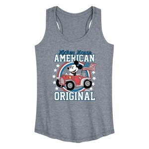 Women's - Disney - Mickey American Original Graphic Racerback Tank - 1 of 4