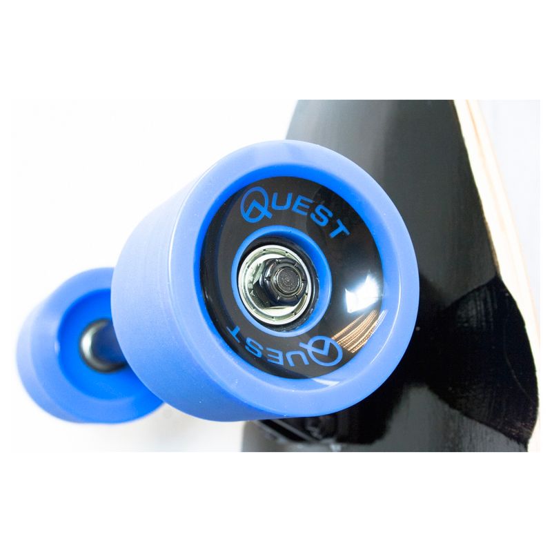 Quest Super Cruiser &#34;Karma&#34; 44&#34; Longboard Skateboard - Blue/Black, 3 of 4