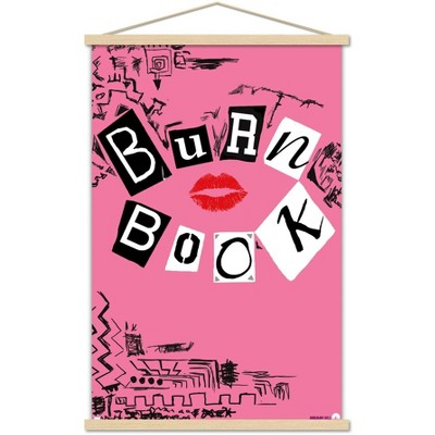 Trends International Mean Girls - Burn Book Magnetic Framed Wall Poster ...