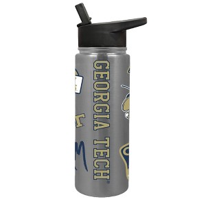 NCAA Georgia Tech Yellow Jackets Varsity Thirst Water Bottle - 24oz - 1 of 3