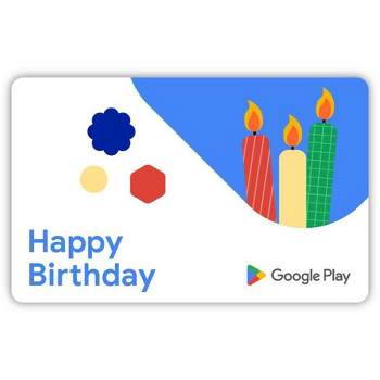 Google Play Birthday Gift Card (Email Delivery)