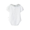 Kid's Ruffle Collared Bodysuit with Flowers - Laranjinha 18M - image 2 of 2