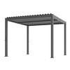 Sonkuki Louvered Pergola Aluminum Pergola Modern Outdoor Pergola with Adjustable Roof - 2 of 4