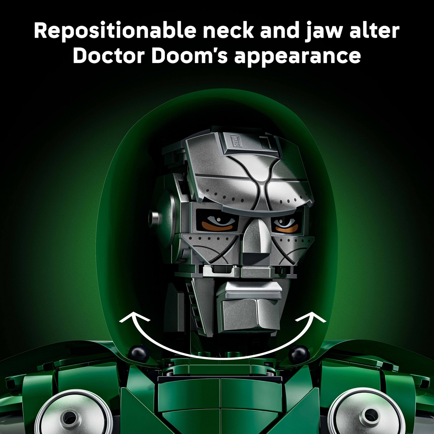 Детский конструктор LEGO Marvel Doctor Doom Bust Building Set 76345 — фото 4
