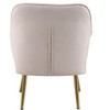 NicBex Accent Chair Modern Living Room Chair Lounge Chair with Gold Legs and Adjustable Legs for Bedroom - 4 of 4