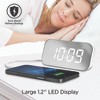 Timex Alarm Clock with Large Display and USB Charging Port - White (T1120W) - 2 of 2