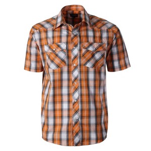Gioberti Men's Western Cowboy Short Sleeve Shirt with Snap Buttons - 1 of 4