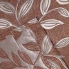 Modern Bohemian Leaves Room Darkening Semi-Blackout Curtains, Set of 2 by Blue Nile Mills - 4 of 4