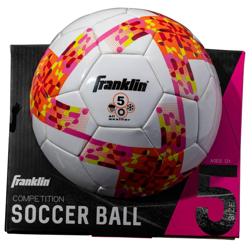 Franklin Sports Competition Girls&#39; Size 5 Soccer Ball, 2 of 3