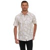 Canada Weather Gear Men's Short Sleeve Button-Up Shirt – Tropical Printed Casual Summer Shirt - 4 of 4