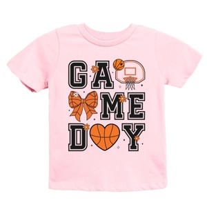 The Juniper Shop Basketball Game Day Coquette Youth Short Sleeve Tee - 1 of 4
