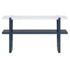 NicBex Console Table Entryway Table with Marble-Effect Top Side Table for Entryway, Living Room, Hallway - 3 of 4