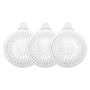 Unique Bargains Silicone Flexible Washable with Suction Cups Tub Drain Stopper 3 Pcs - 1 of 3