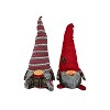 HomeRoots 30" Red Fabric Christmas Sitting Gnome Tabletop Sculpture - 4 of 4
