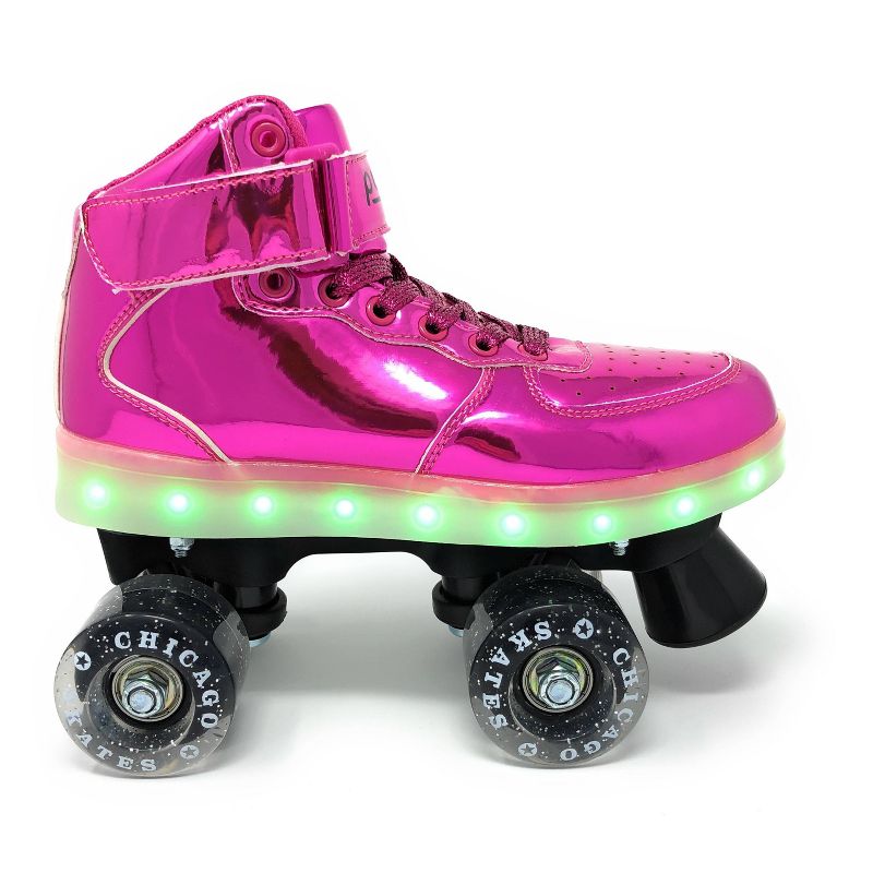 Chicago Skates Pulse Light-Up Quad Roller Skate - Pink, 5 of 9