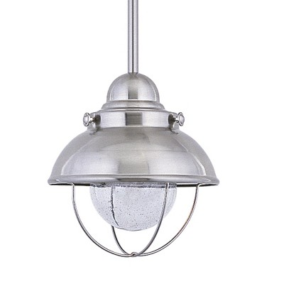 Generation Lighting Sebring 1 light Brushed Stainless Outdoor Fixture 615093S-98