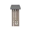 Lyngins Modern Oak Veneer Console Table with Distinctive Side Shapes, Rectangle Entryway Table, Sofa Table for Hallway, Living Room, Foyer, Corridor - 3 of 4