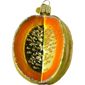 Old World Christmas Glass Blown Ornament for Christmas Tree, Cantaloupe - 1 of 3