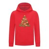 Everyday Kids Christmas Collection Dinosaur Tree Boys Pullover Hoodie – Holiday Sweatshirt - 4 of 4