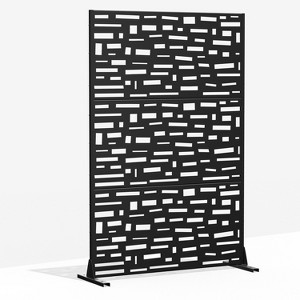 Dovelina Metal Outdoor Privacy Screen Freestanding Garden Privacy Screen - 1 of 4