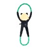 ZippyPaws RopeTugz Dog Toy, Durable Rope for Tugging and Chewing, Plush Body with Squeaker, Miraculous Cat Noir - 2 of 4