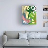 Trademark Fine Art 35" x 47" Melissa Wang 'Tropical Series II' Unframed Wall Canvas: Modern Vertical Nature Artwork - 3 of 4